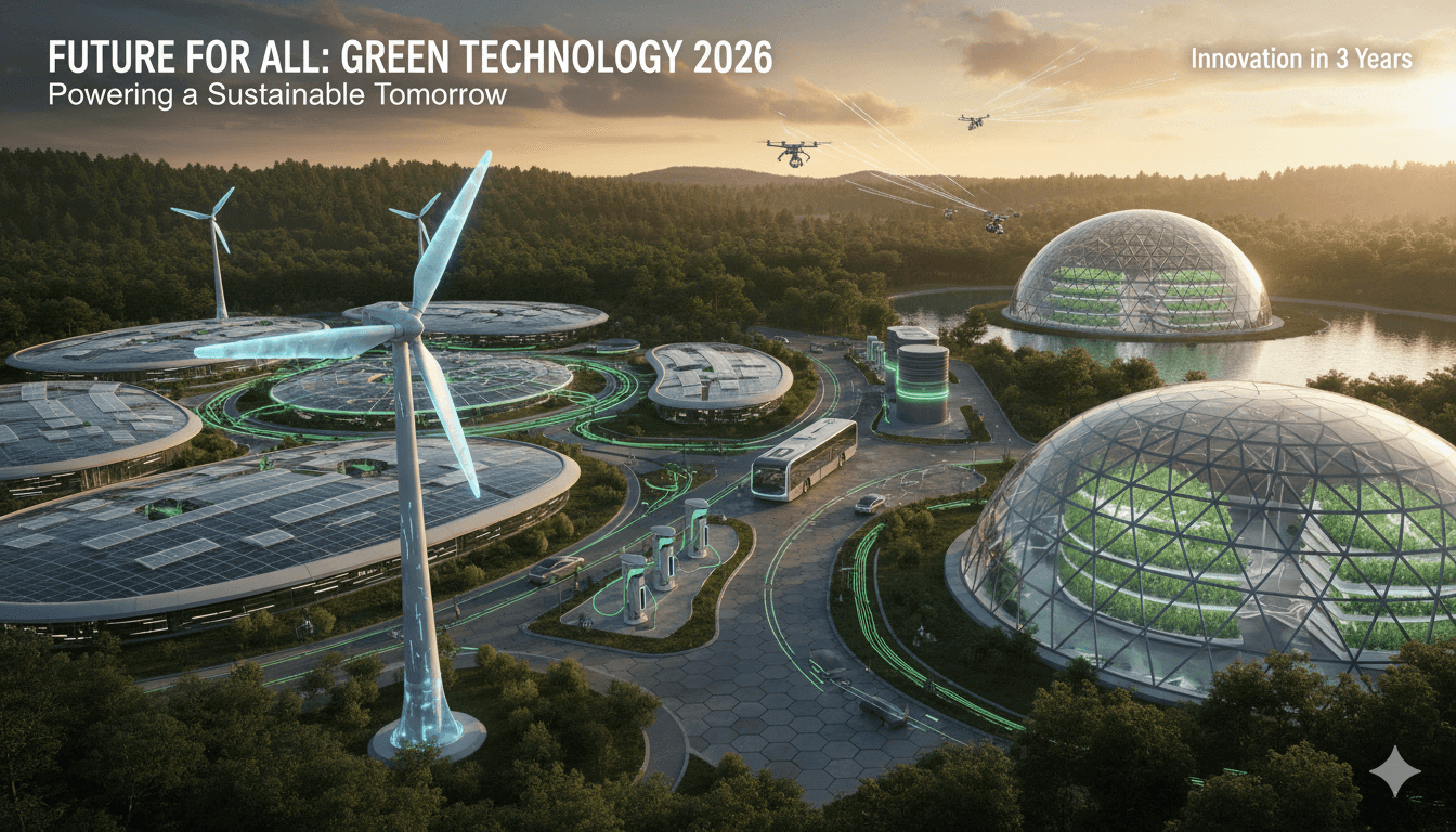 Emerging Green Technologies in 2026: Innovations Shaping a Sustainable Future